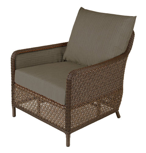 Armchair seat cushion, arm inserts & b.cushion - armchair not included (Sunbrella® fabric - taupe)
