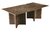 Savannah rectangular dining table 200 (java weave / glass insert)