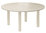 Cayman circular dining table 150 (champagne frame / ivory ceramic top)