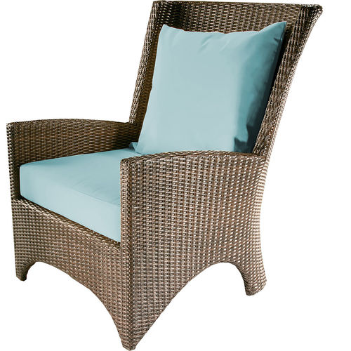 Savannah DS armchair cushion - armchair and scatter not included (Sunbrella® fabric - mineral blue)