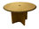 Cove circular dining table 120 (woven frame & top / optional use glass top)