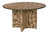 Cove circular dining table 150 (woven frame / teak top)