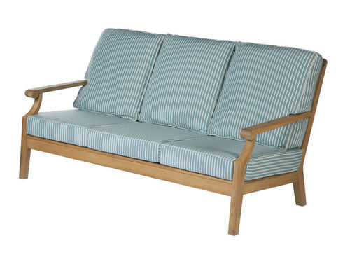 Chesapeake three-seater cushion - sofa not included (Sunbrella® fabric - riviera paon white)