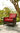 Armchair seat cushion - armchair and back cushion not included (Sunbrella® fabric - paris red)