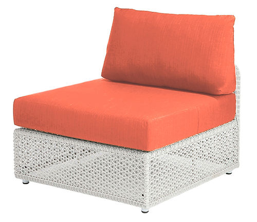 Middle module cushion set - frame not included (Sunbrella® fabric - papaya)