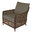 Armchair back cushion - armchair and seat cushion not included (Sunbrella® fabric - taupe)