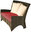 Savannah two-seater settee cushion - furniture /scatters not included (Sunbrella® fabric -paris red)