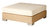 Arizona ottoman 76 cushion, 15cm deep - ottoman not included (Sunbrella® fabric - white sand)