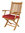 Dining chair cushion: 48cm x 38cm - chair not included (Sunbrella® fabric - paris red)