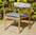 Atom back  and seat pad set - chair not included (Sunbrella® fabric - adriatic blue, 2nd image)