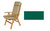 Highback chair cushion, chair not included (Sunbrella® fabric - forest green, see second image)