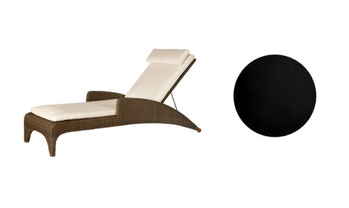 Savannah lounger cushion - lounger not included (Sunbrella® Rain fabric - Black, see second image)