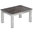 Equinox lounger table 49 (stainless steel / oxide ceramic top)