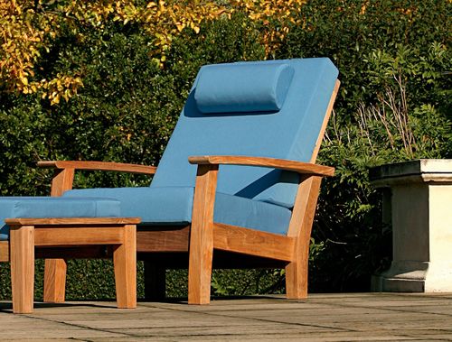 Haven reclining armchair cushion - furniture / ottoman cushion not included (sky blue - 2nd image)