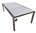 Equinox extending table 360 - prototype (stainless steel / ash ceramic top)