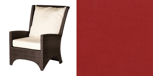 Savannah DS armchair cushion - armchair and scatter not included (Sunbrella® fabric - Paris red)