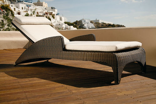 Lounger cushion - lounger not included (Sunbrella® fabric - natural)